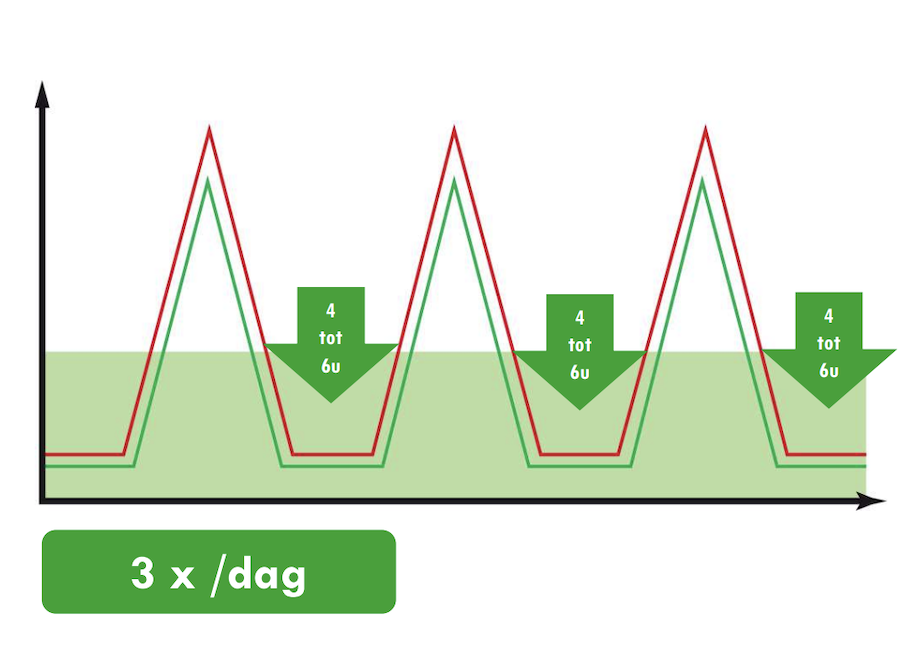 3 maaltijden per dag