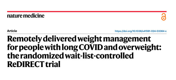 ReDIRECT Studie Long Covid en overgewicht