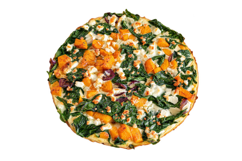 EQ3 wrapquiche met pompoen, feta en spinazie